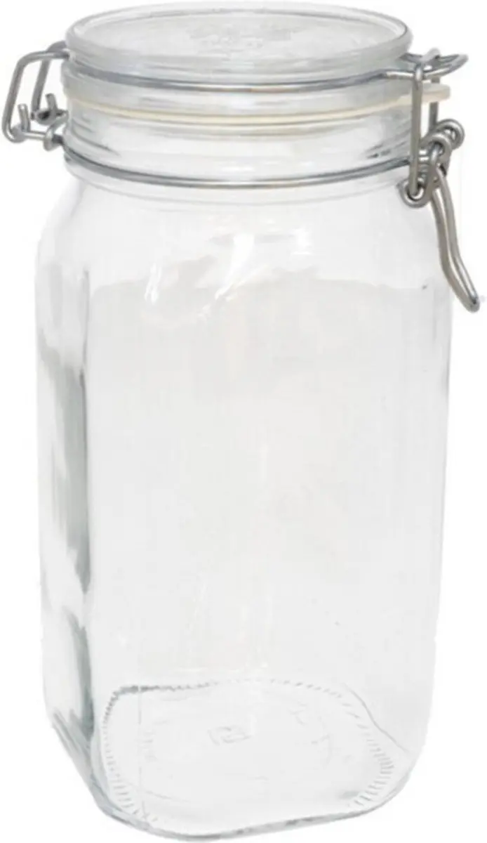 Bormioli Rocco Weckpotten 1,5L - 6 Stuks - Transparant