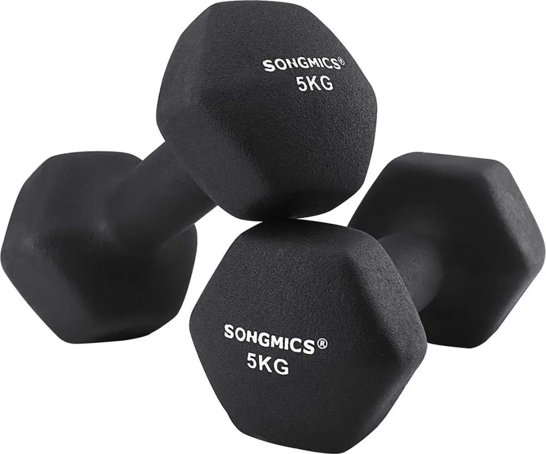 Songmics Zeshoekige Halters 2x