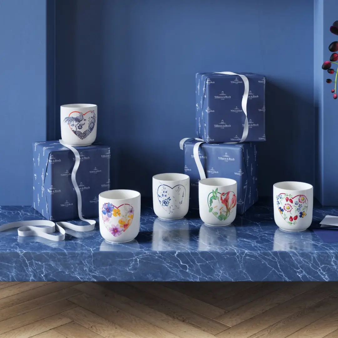 Villeroy & Boch Becher 290ml - 1016889651 - Wit-Blauw