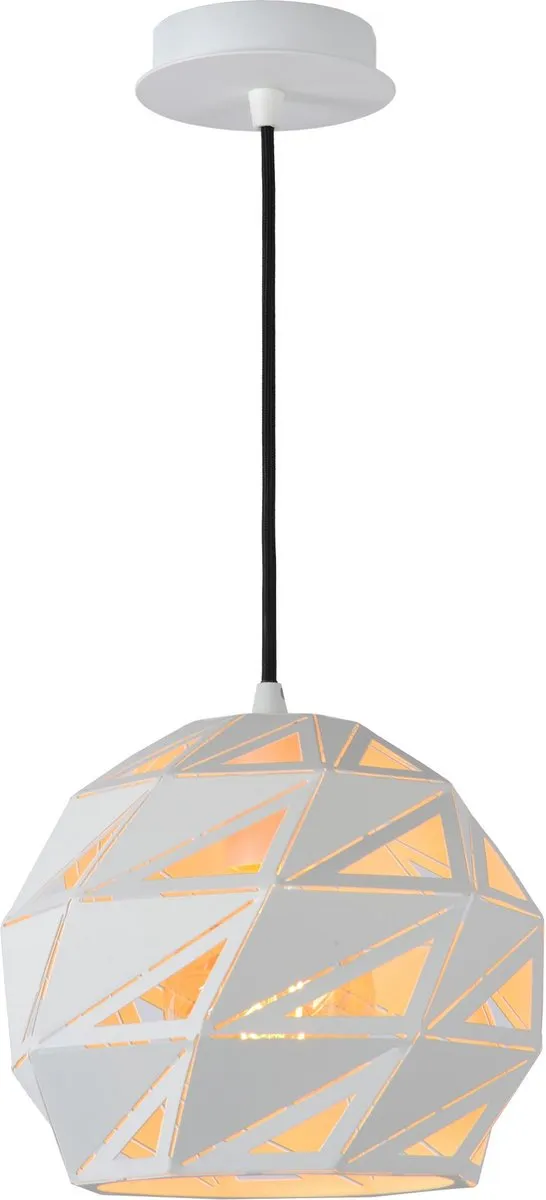 Lucide Malunga Hanglamp Ø25cm - 1xE27 Wit