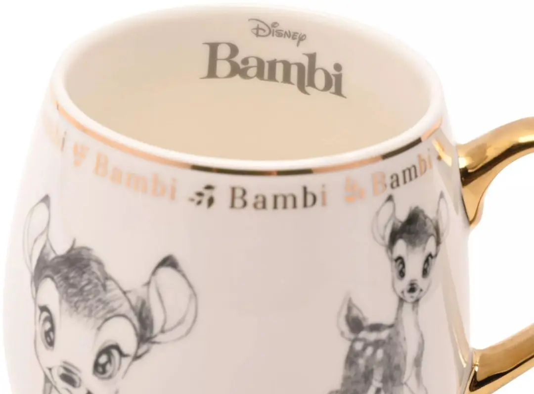 Disney Classic Collectible Bambi Beker - Goud/Wit