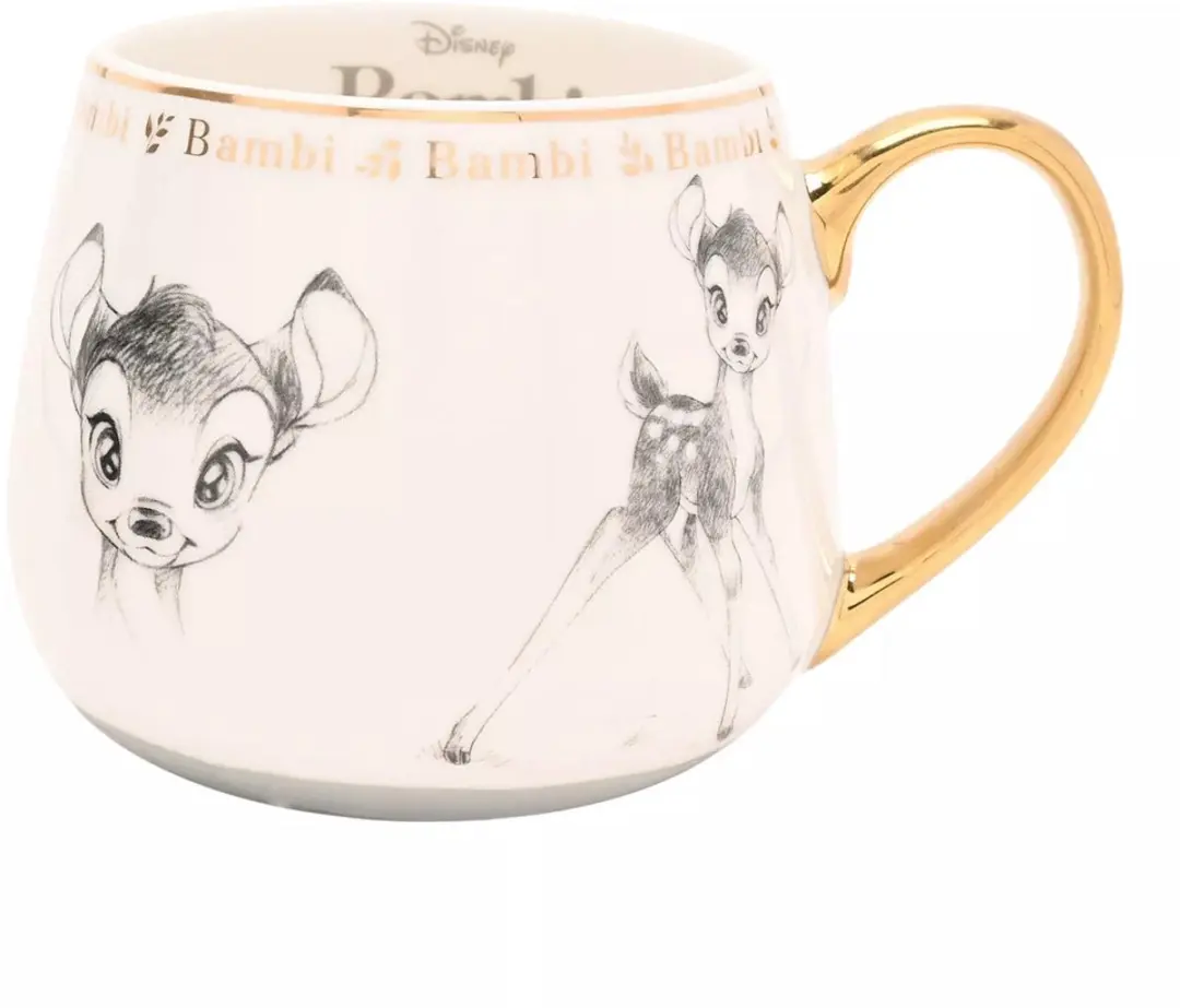 Disney Classic Collectible Bambi Beker - Goud/Wit