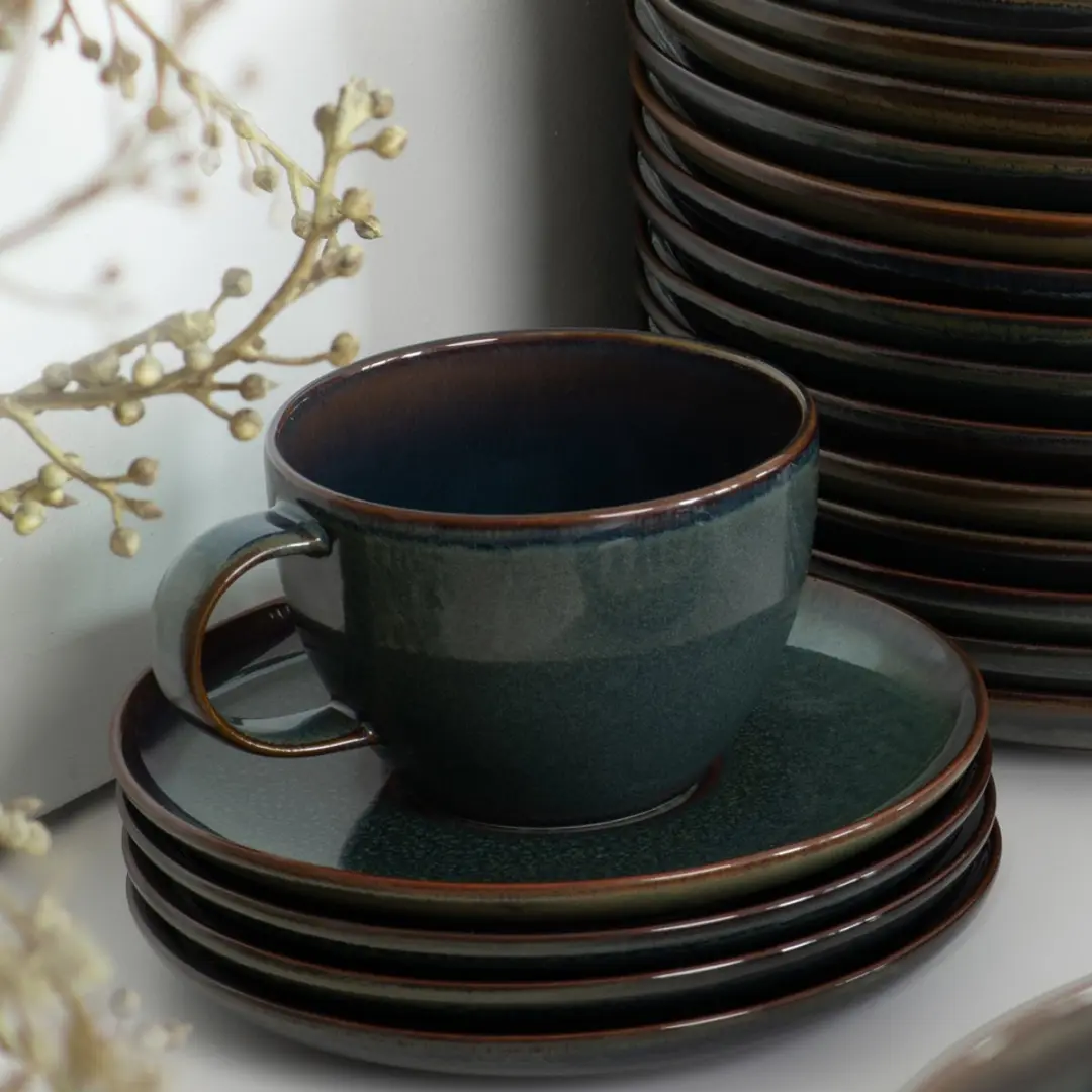 Villeroy & Boch Crafted Breeze Koffiekoppen 6-delig - 0,25L - Groen