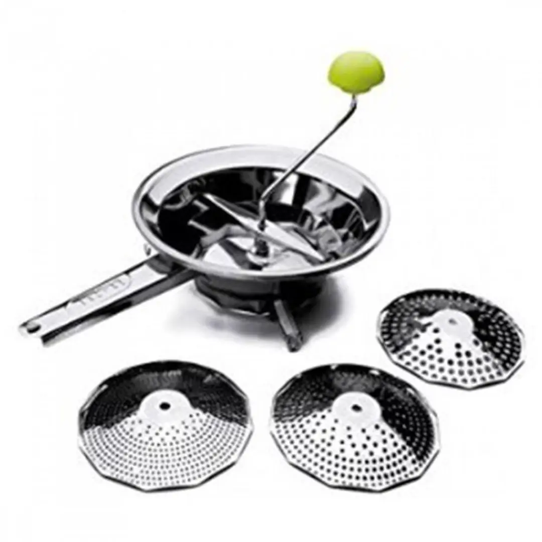Ibili Passeerzeef 24cm - 4-delig - RVS Groen