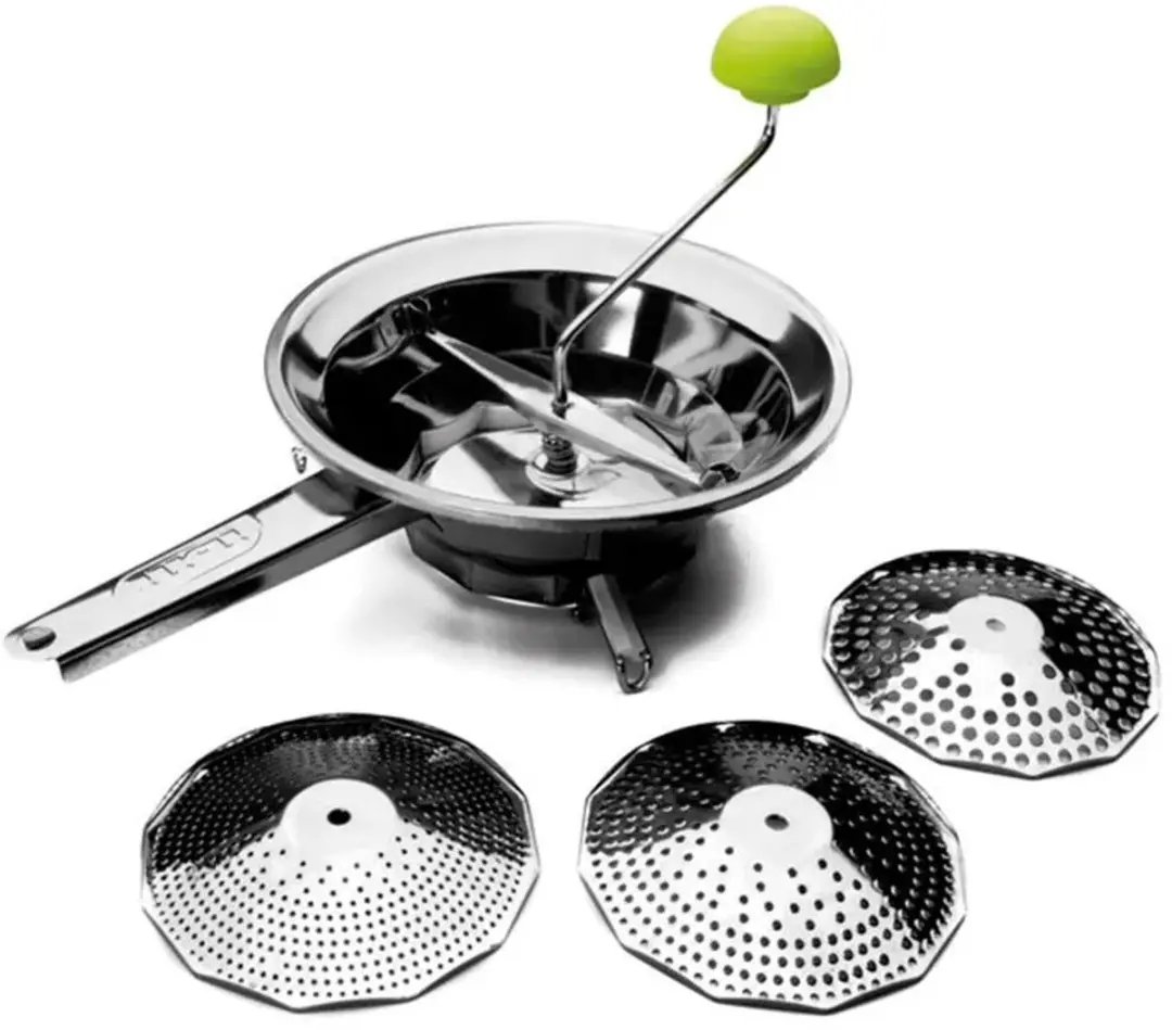 Ibili Passeerzeef 24cm - 4-delig - RVS Groen
