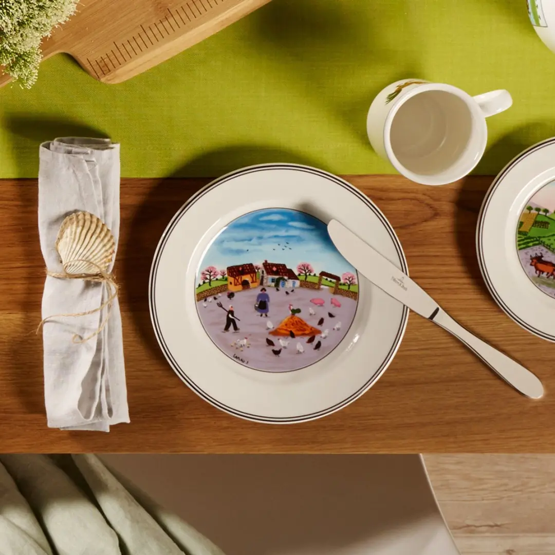Villeroy & Boch Hühnerhof Design Frühstücksteller - Ø21cm