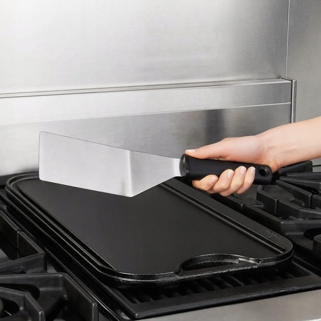 OXO Good Grips Stalen Keuken Spatel - Zilver/Zwart