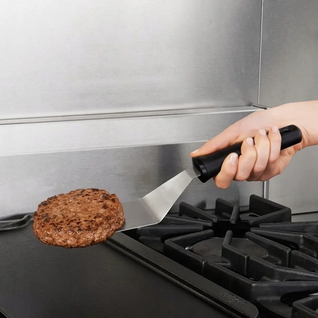OXO Good Grips Stalen Keuken Spatel - Zilver/Zwart