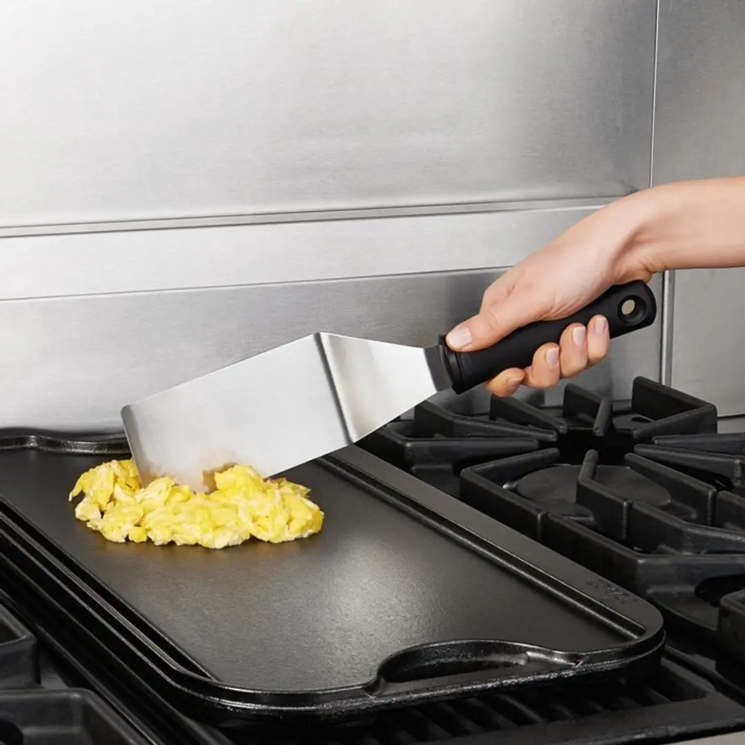 OXO Good Grips Stalen Keuken Spatel - Zilver/Zwart