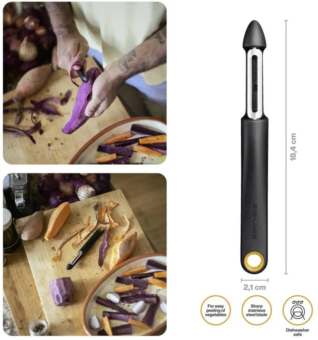 Fiskars FF Schäler met beweegbaar lemmet