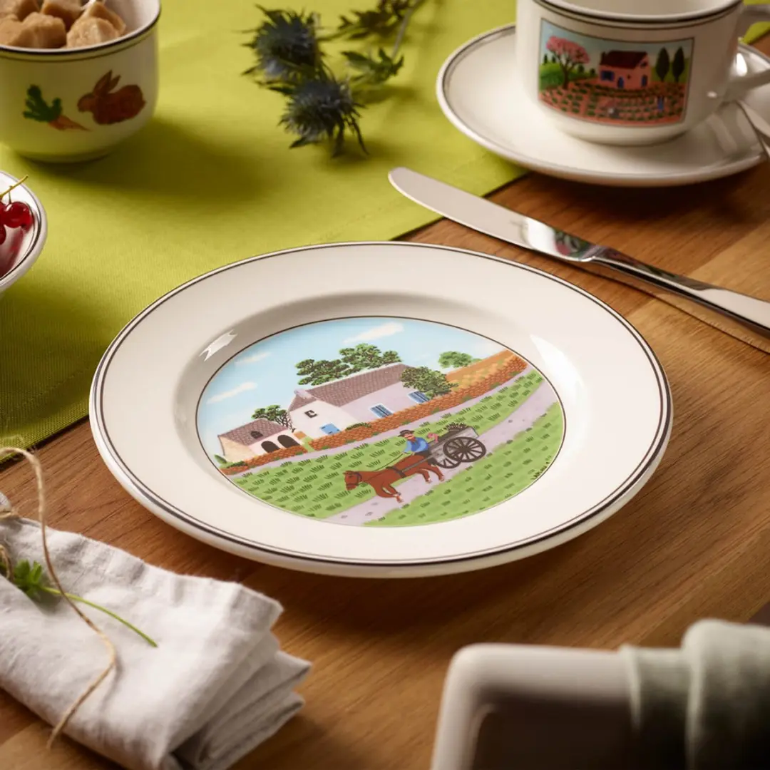 Villeroy & Boch Bauer Design Naif Frühstücksteller - 21cm - Gekleurd