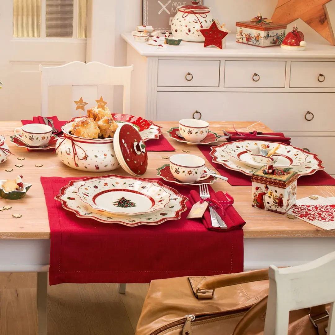 Villeroy & Boch Toy's Delight Onderbord 35cm - Wit/Rood