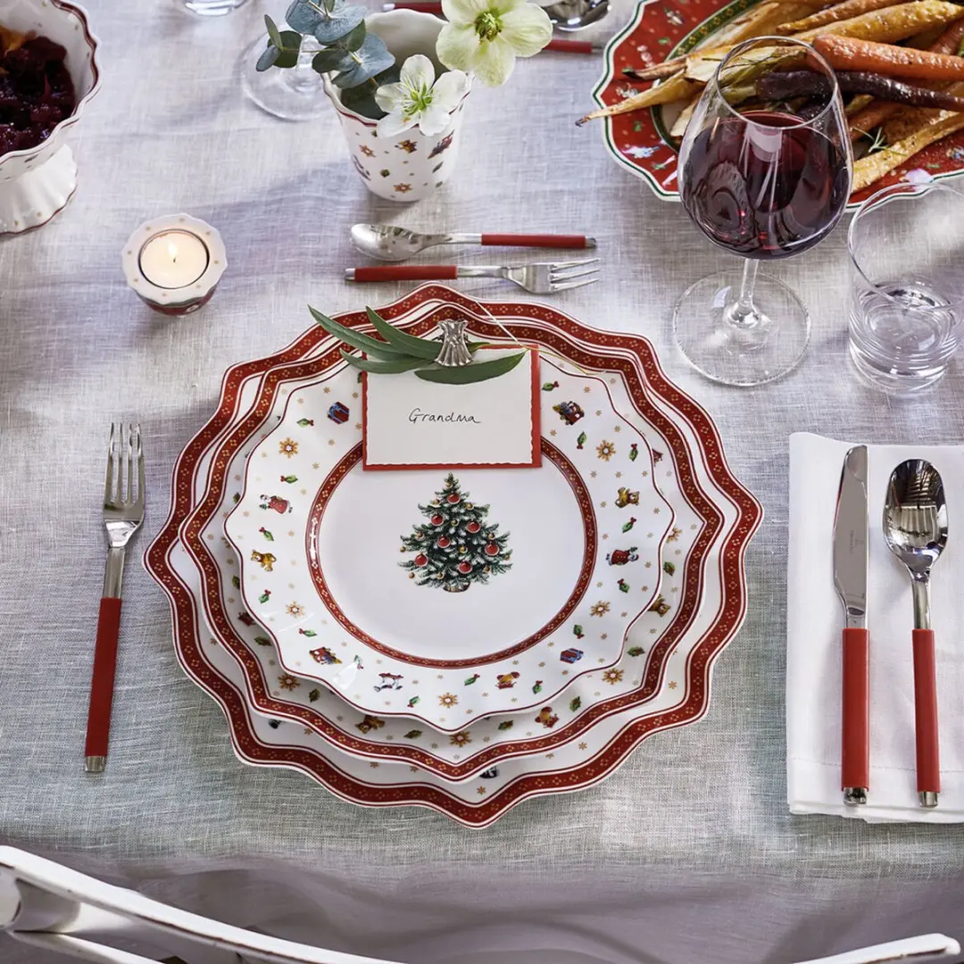 Villeroy & Boch Toy's Delight Onderbord 35cm - Wit/Rood