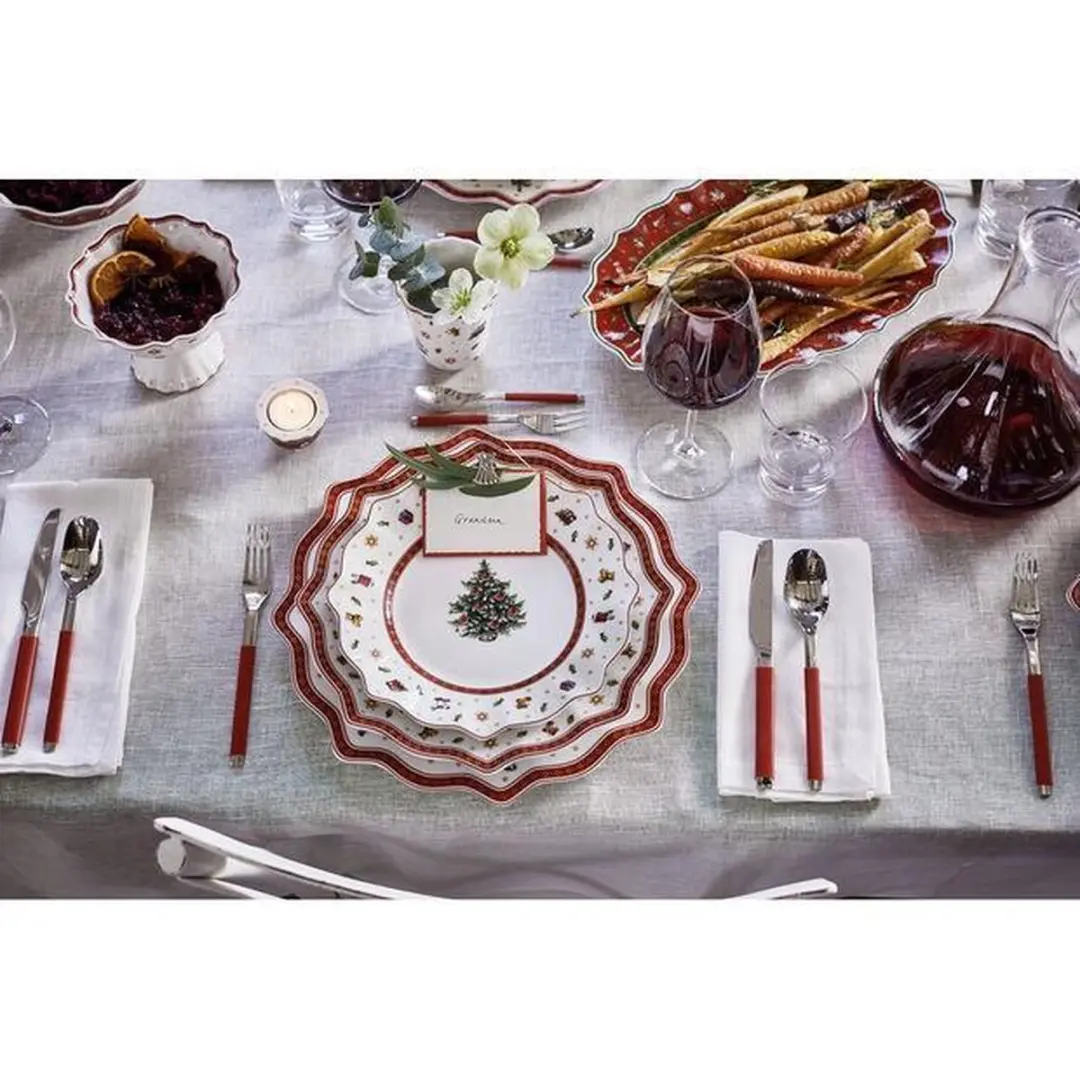 Villeroy & Boch Toy's Delight Onderbord 35cm - Wit/Rood