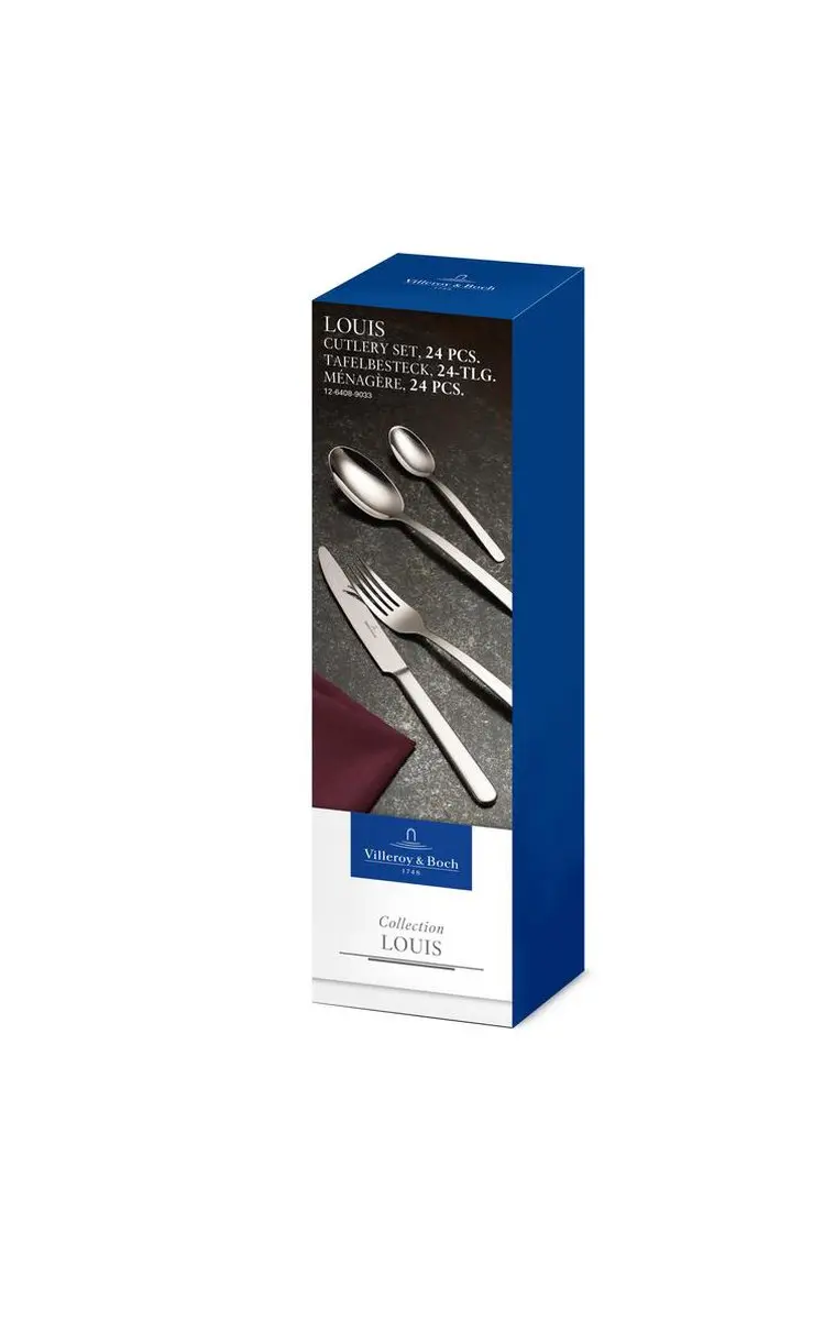 Villeroy & Boch Louis Bestekset 24-delig - Zilver - afbeelding 3 van 6