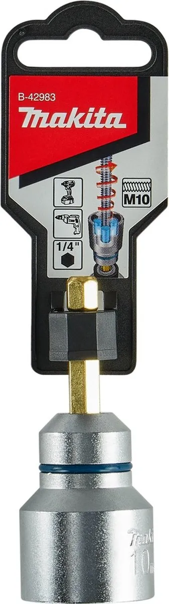 Makita Draadeindsleutel M10 - Aluminium - afbeelding 6 van 6