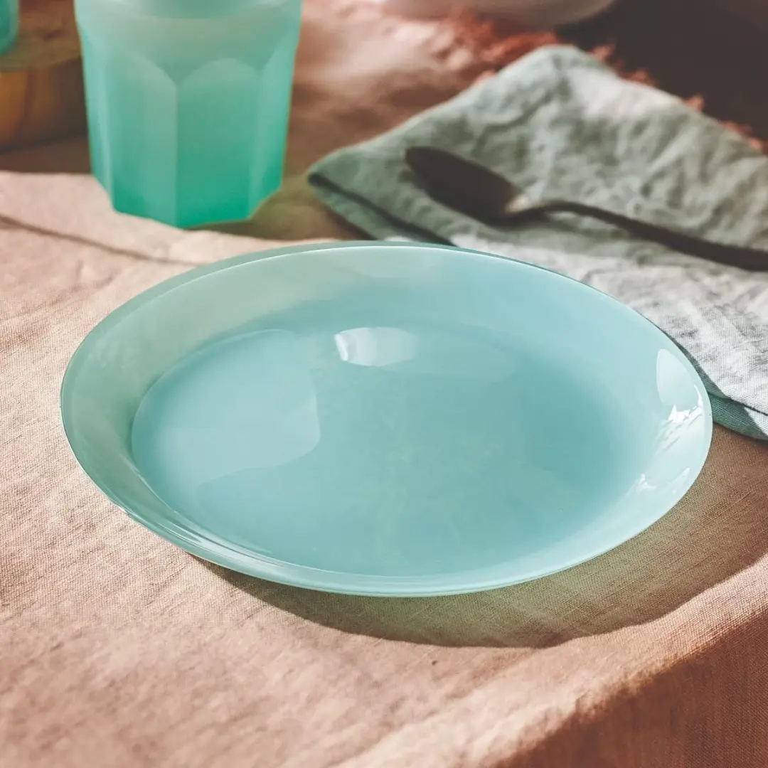 Luminarc Arty Soft Assisette Bord Eau Verte 20x20cm - Blauwgroen - afbeelding 4 van 4