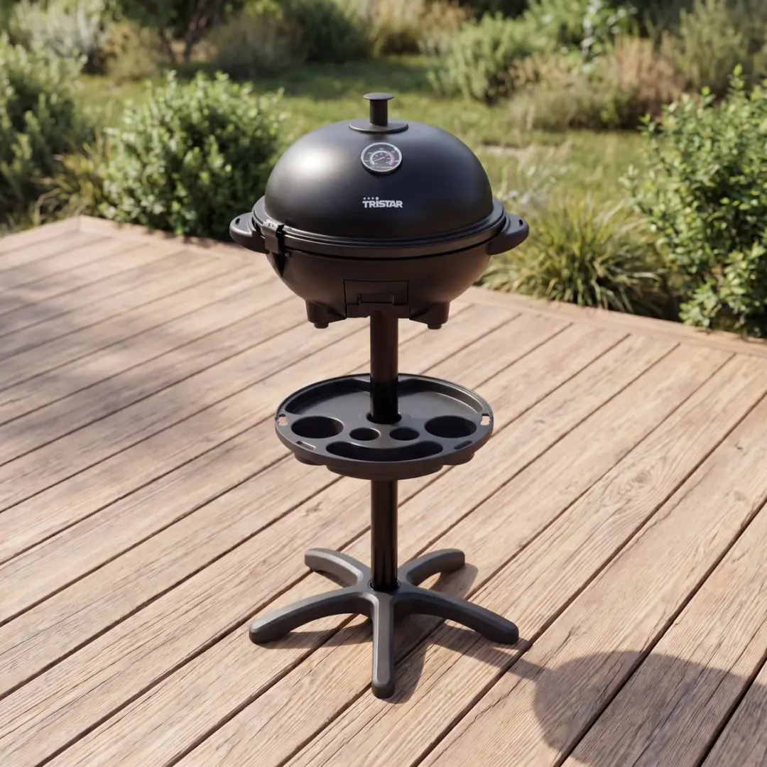 Tristar Elektrische BBQ BQ-2885 - 2200W - Ø41cm - Zwart - afbeelding 6 van 6