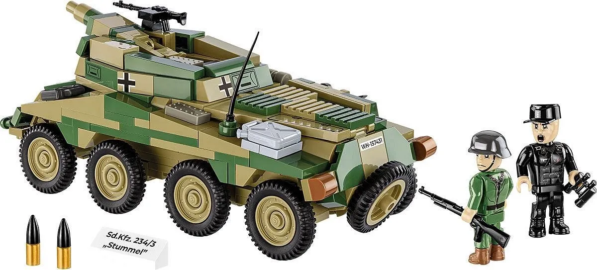 Cobi SD.KFZ 234/3 Stomp - 438 Onderdelen - Meerkleurig