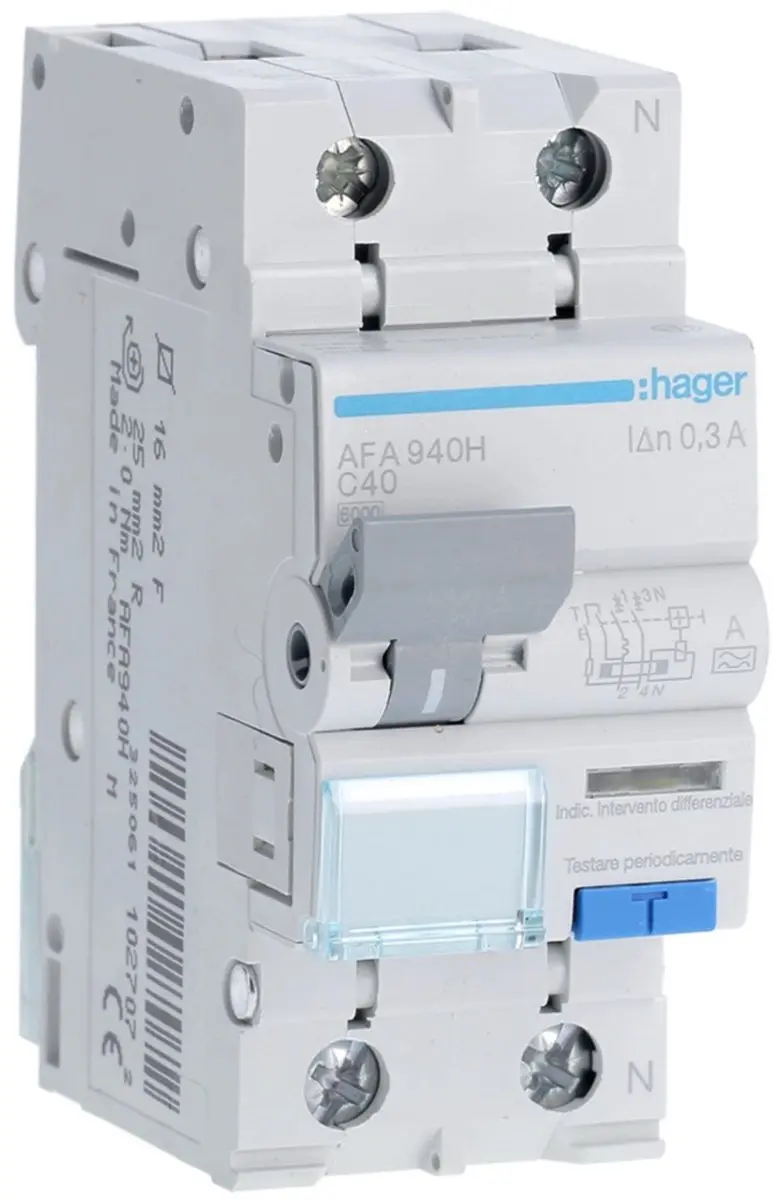 Hager HACO AFA940H Aardlekautomaat 40A 300mA Type A