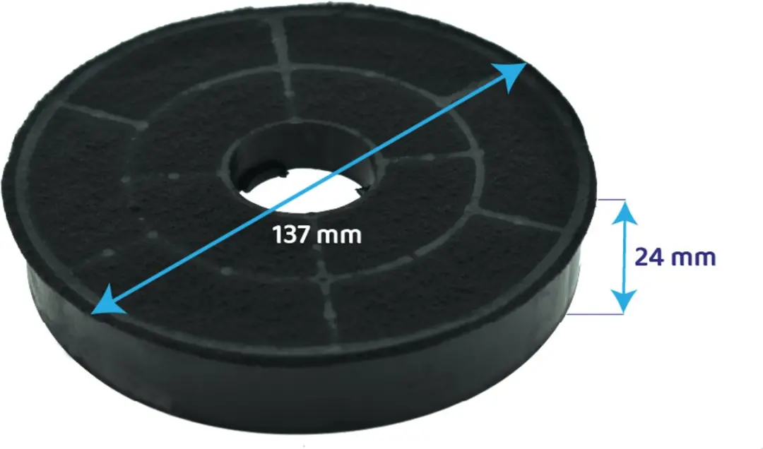 Silverline Koolstoffilter KF003 AF90 - 2 Stuks