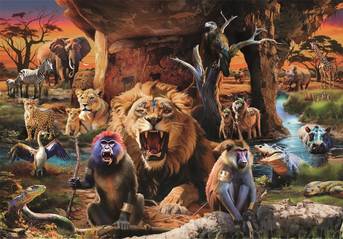 Clementoni 1500 Stuks Dierenpuzzel - Multikleur