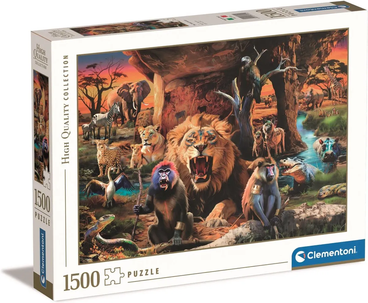 Clementoni 1500 Stuks Dierenpuzzel