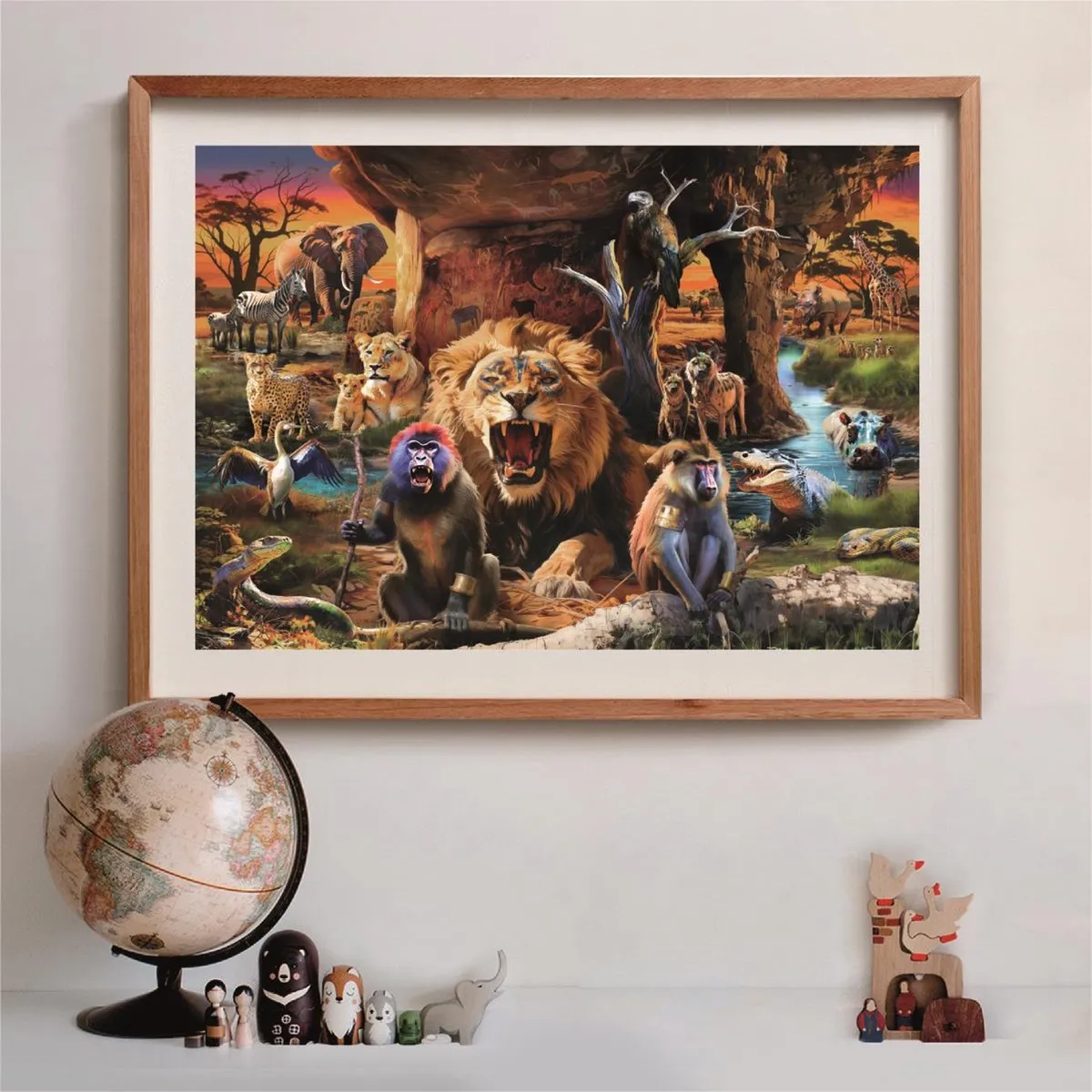 Clementoni 1500 Stuks Dierenpuzzel - Multikleur - afbeelding 6 van 6