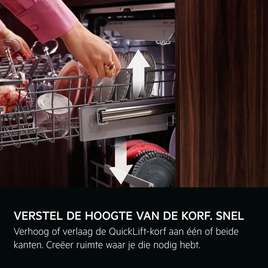 AEG Series 6000 FES5368XZM Semi-ingebouwde vaatwasser - 13 couverts