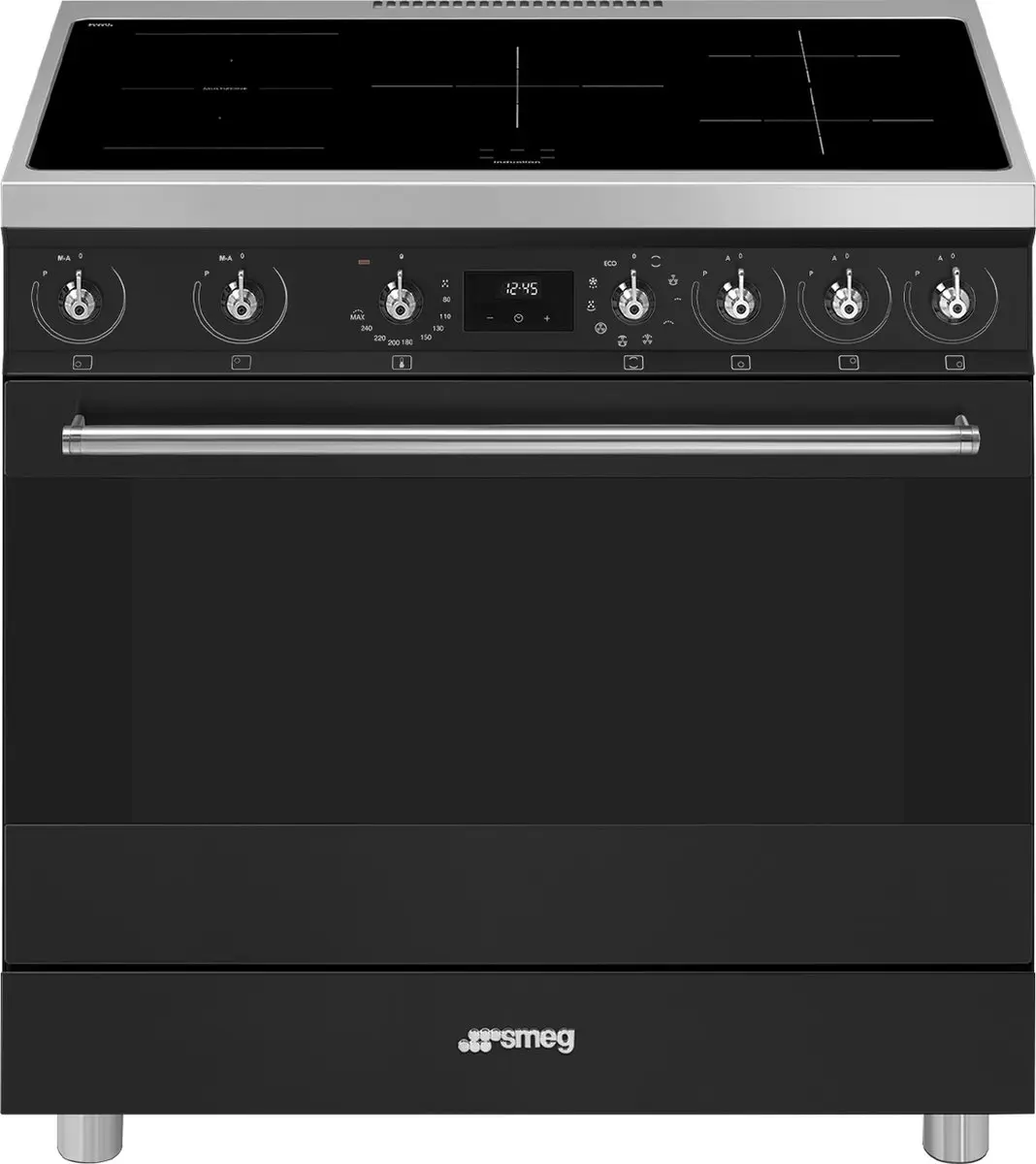 Smeg C9IMMB2 Inductiefornuis 90cm