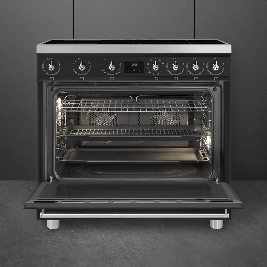 Smeg C9IMMB2 Inductiefornuis 90cm - Mat Zwart - afbeelding 6 van 6