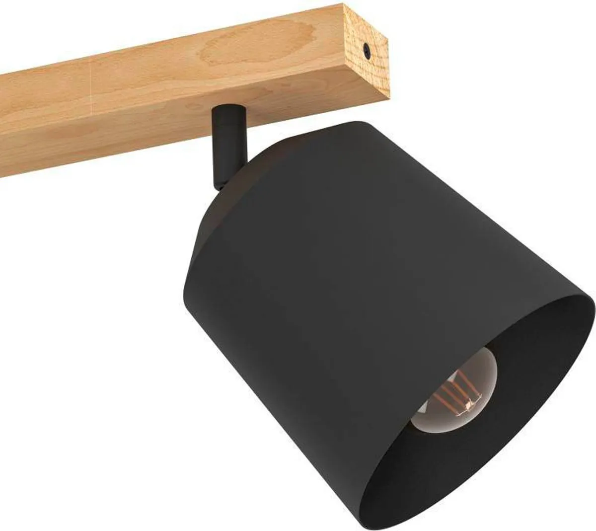 Eglo Cotorro Spot E27 - 3 Lichtpunten 84cm - Bruin/Zwart