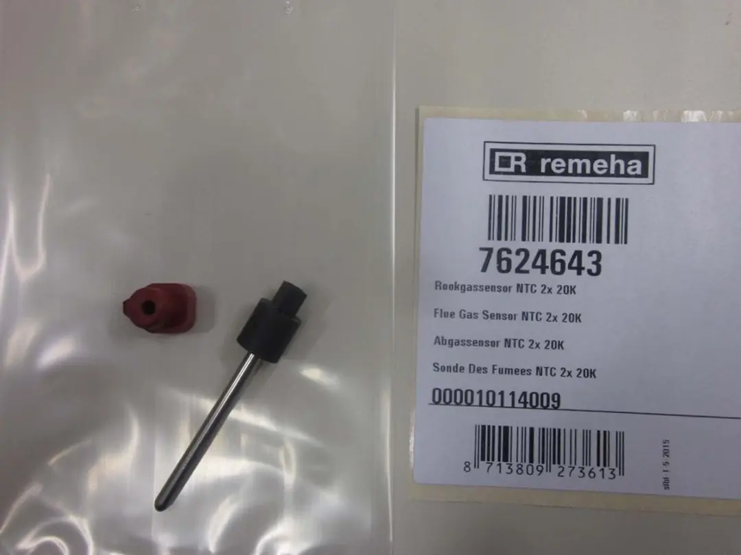 Remeha Rookgasvoeler NTC 2x20k 7624643