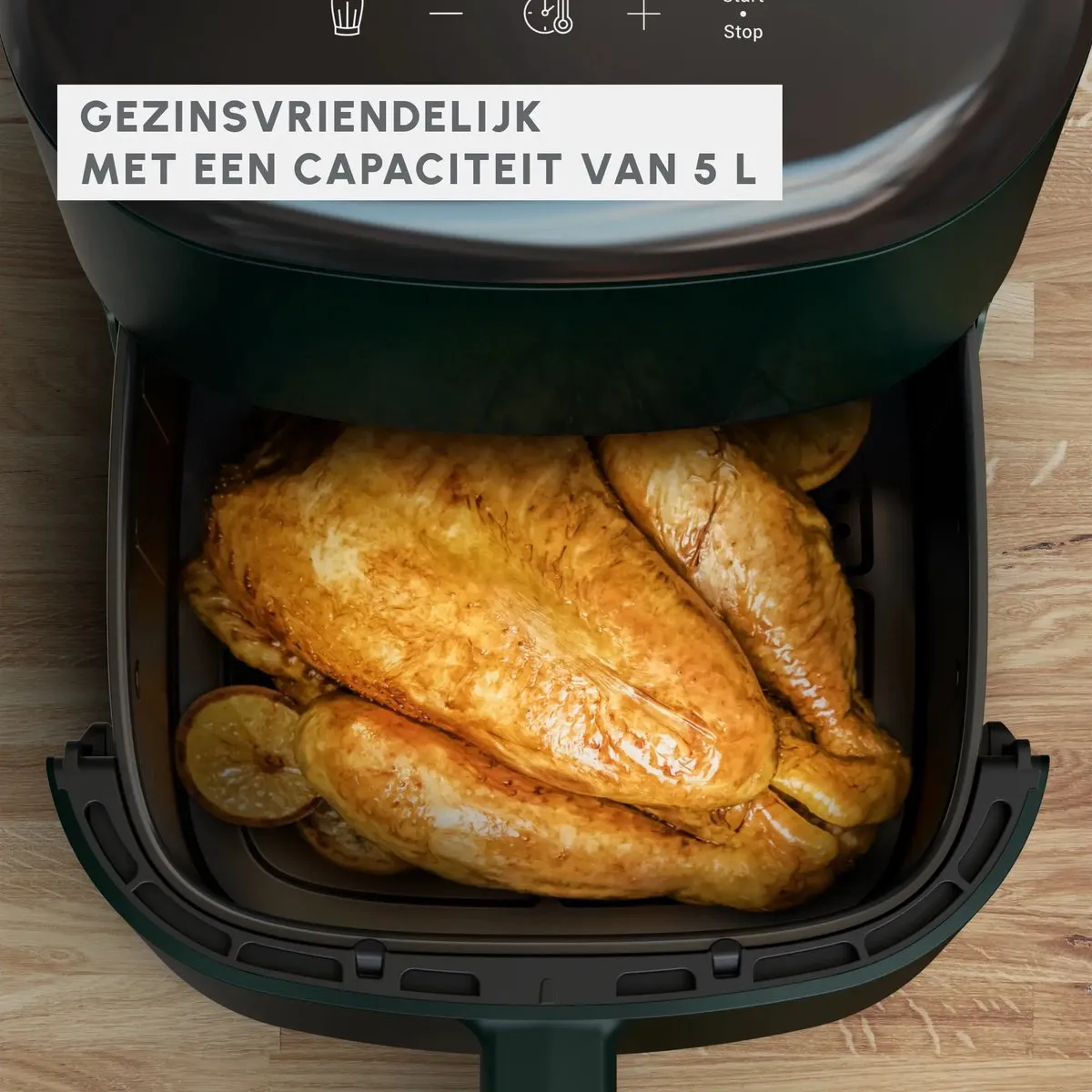 Moulinex Easy Fry Max EZ245320 Airfryer 1500W - 5L - Groen