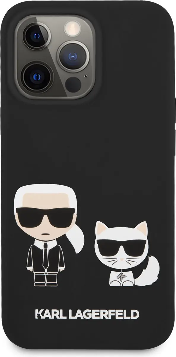 Karl Lagerfeld TPU Backcover iPhone 13 Pro - Zwart - 3666339027070