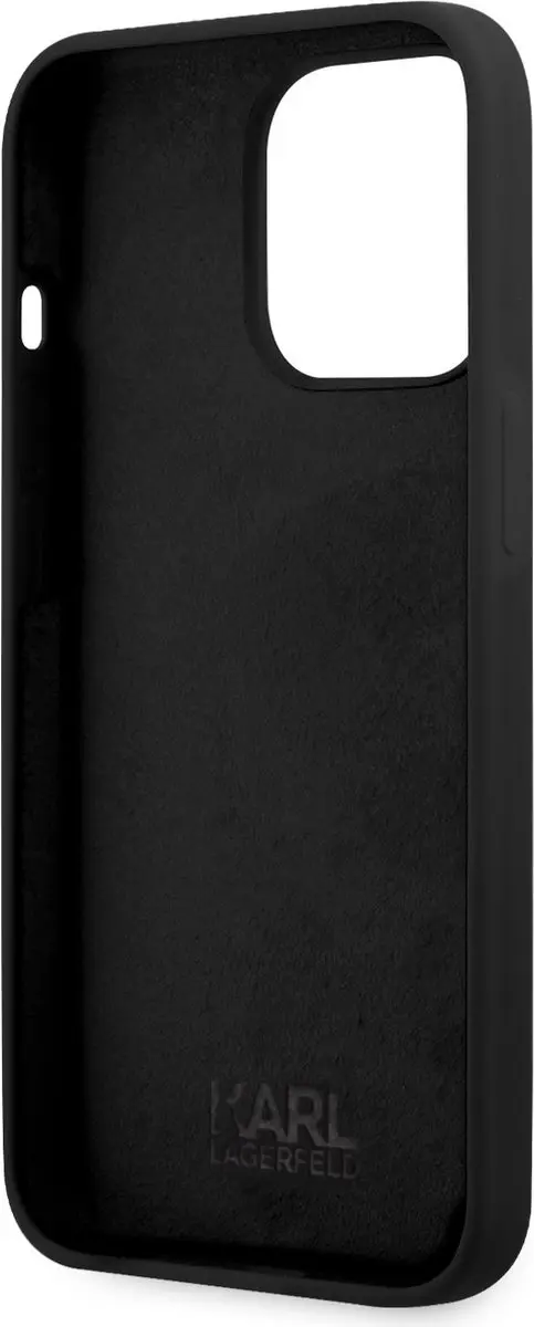 Karl Lagerfeld TPU Backcover iPhone 13 Pro - Zwart - 3666339027070 - afbeelding 6 van 6