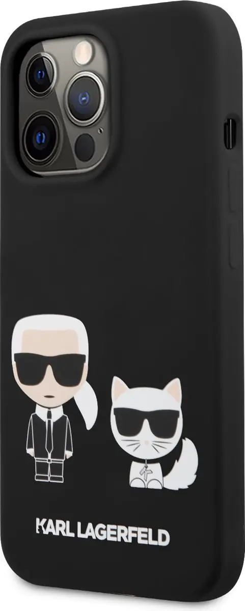 Karl Lagerfeld TPU Backcover iPhone 13 Pro - Zwart - 3666339027070