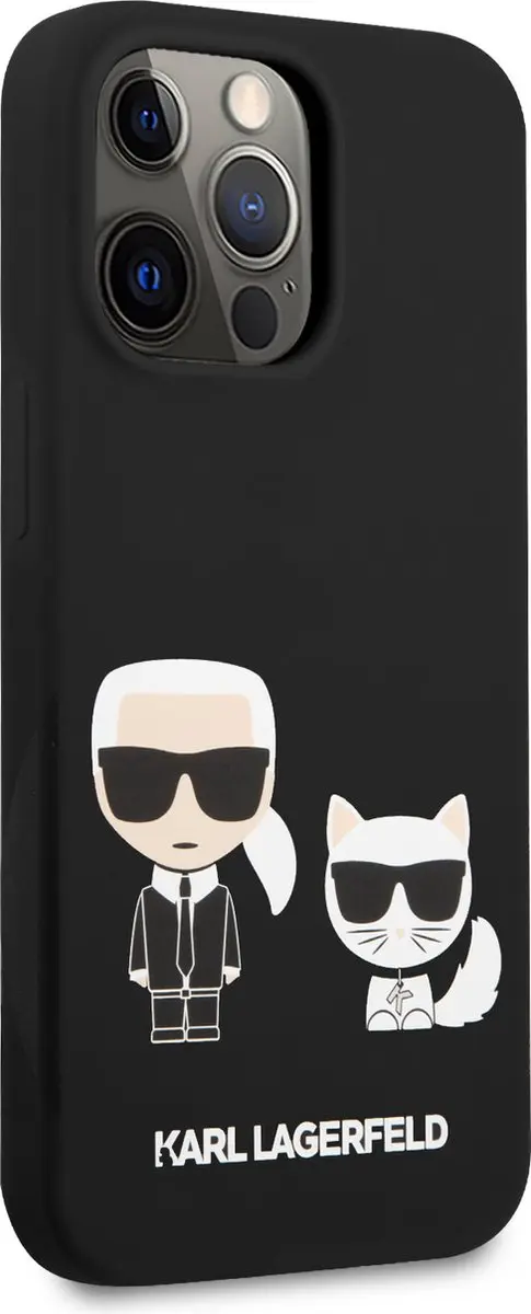 Karl Lagerfeld TPU Backcover iPhone 13 Pro - Zwart - 3666339027070