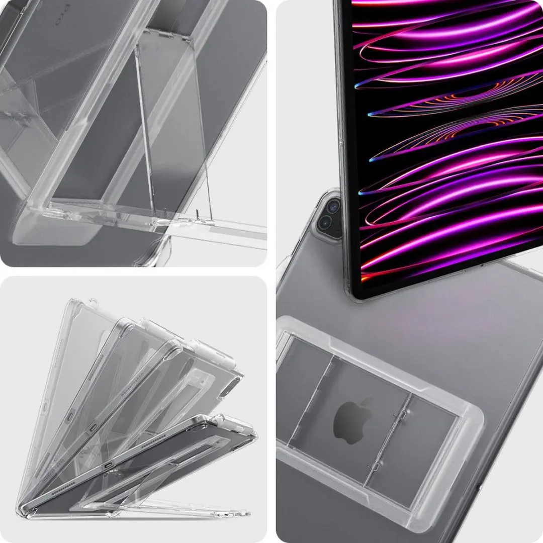 Spigen Air Skin Hybrid S ACS05449 iPad Pro 12.9 Hoes - Transparant