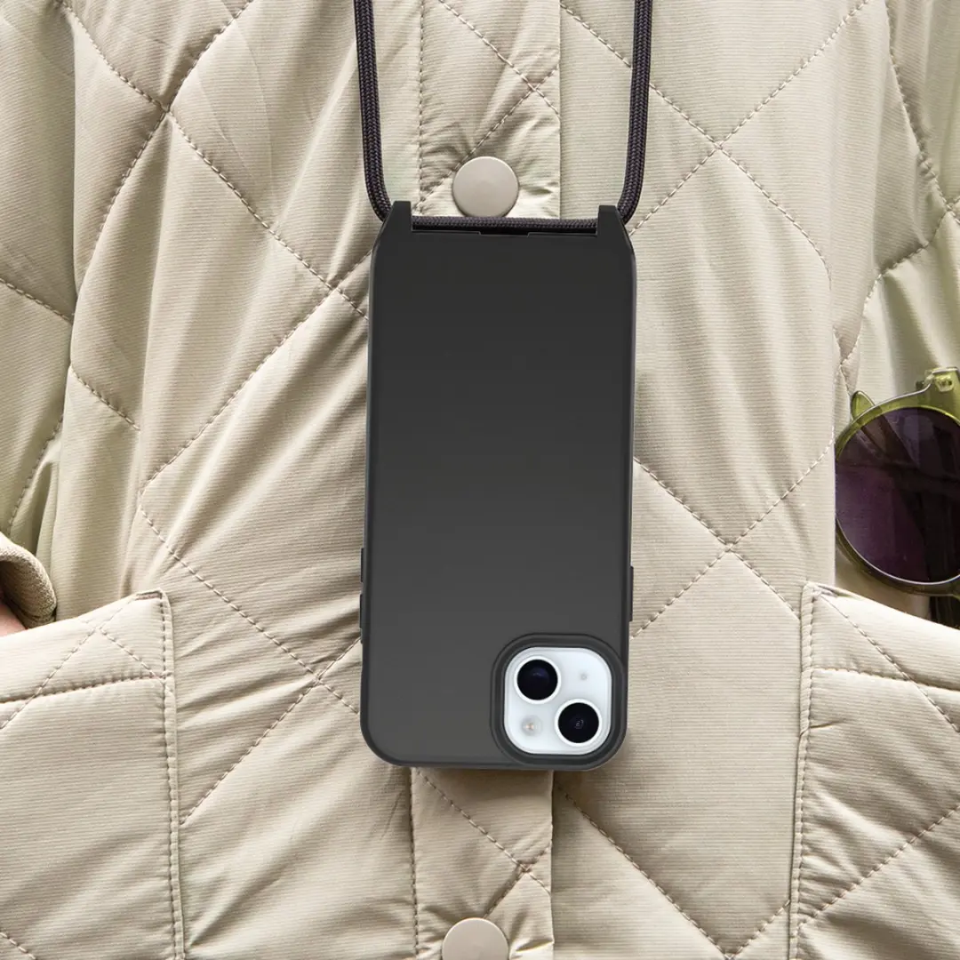 OtterBox React Necklace iPhone 15 Plus - Zwart - 77-93581