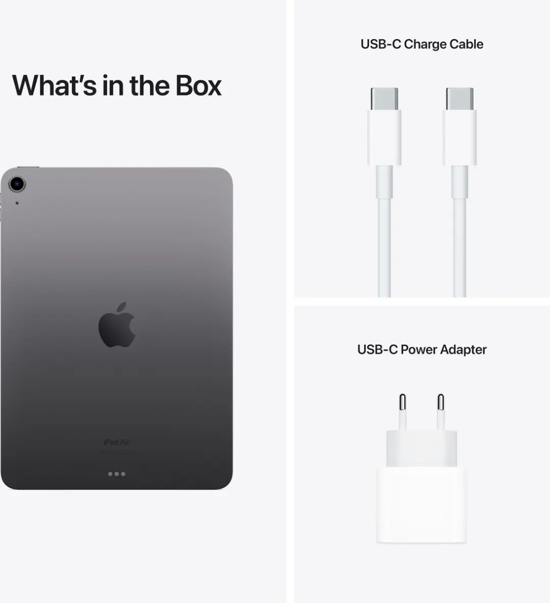 Apple iPad Air 5e generatie MM9C3NF/A - 10.9 inch 64GB - Spacegrijs