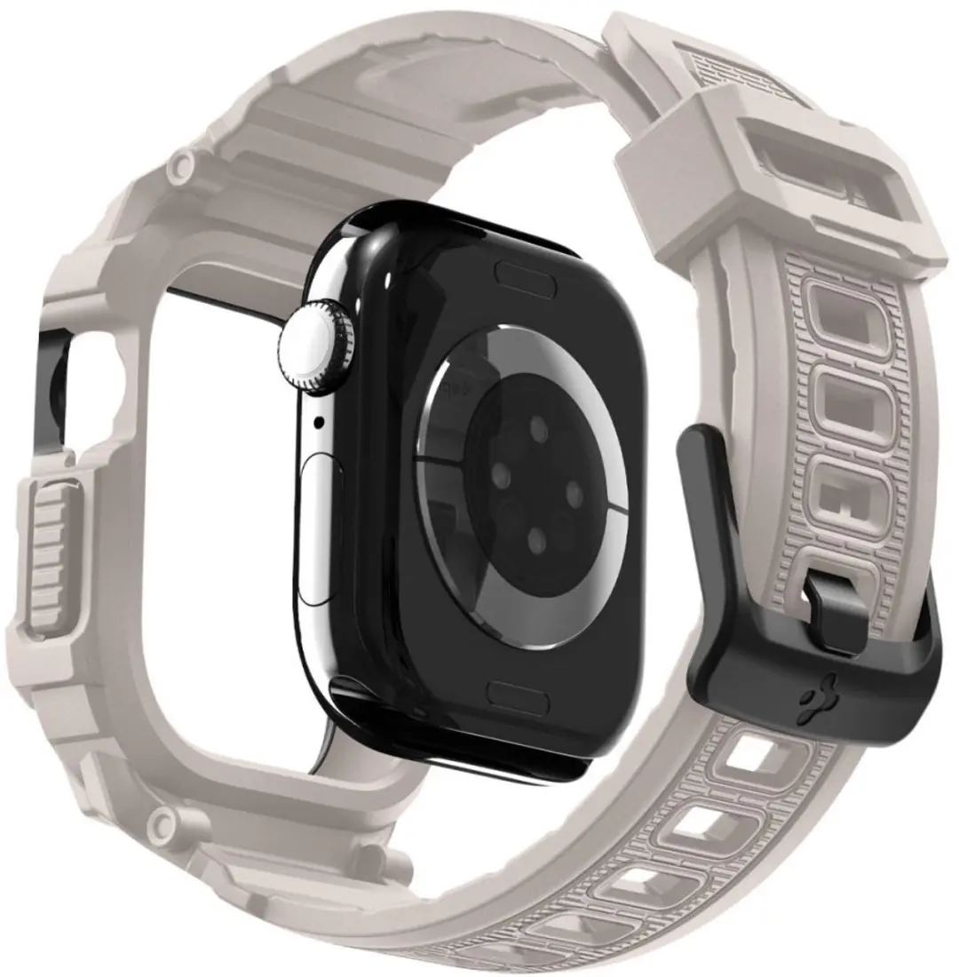 Spigen Rugged Armor Pro V2 Bandje Apple Watch 42mm - Beige