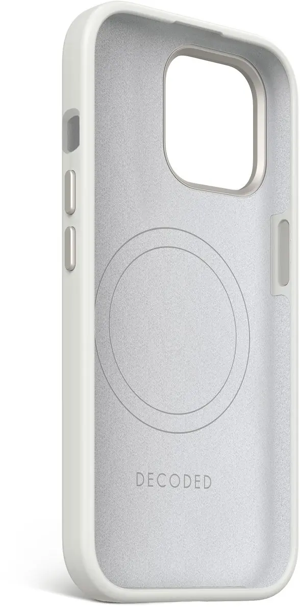 Decoded Siliconen Hoesje iPhone 15/14/13 - Stone Grijs