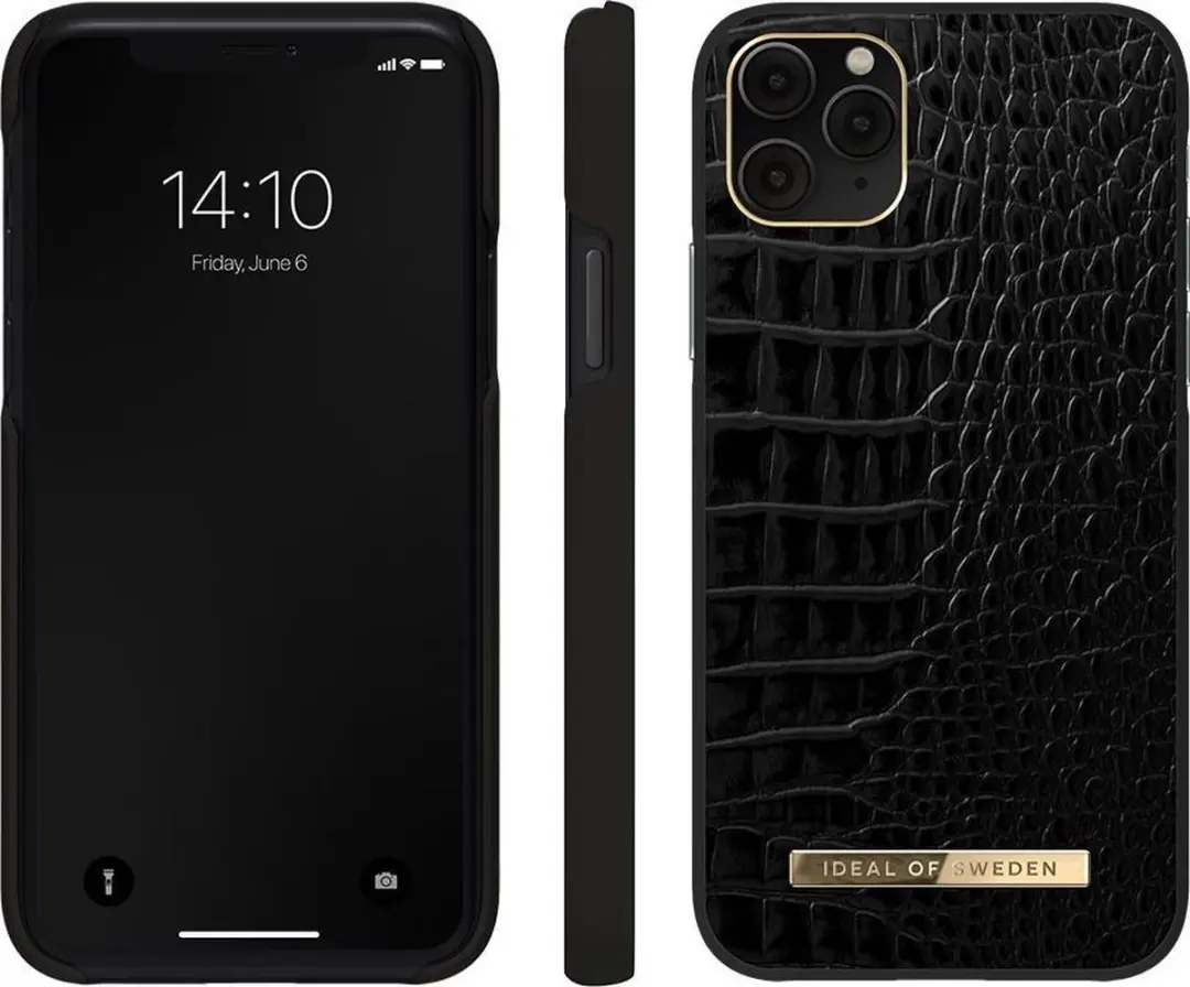 iDeal of Sweden Atelier Case Introductory iPhone 11 Pro/XS/X Neo Noir Croco - IDACAW20-1958-236