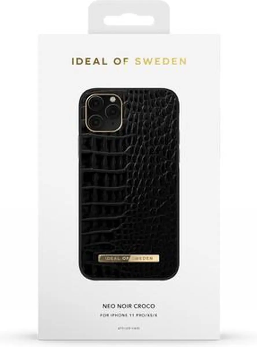 iDeal of Sweden Atelier Case Introductory iPhone 11 Pro/XS/X Neo Noir Croco - IDACAW20-1958-236 - afbeelding 6 van 6