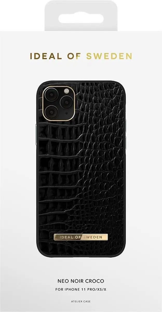 iDeal of Sweden Atelier Case Introductory iPhone 11 Pro/XS/X Neo Noir Croco - IDACAW20-1958-236