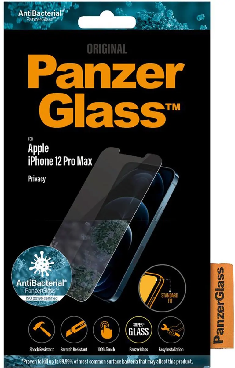 PanzerGlass Gehard Glas Privacy Screenprotector iPhone 12 Pro Max PZ-P2709
