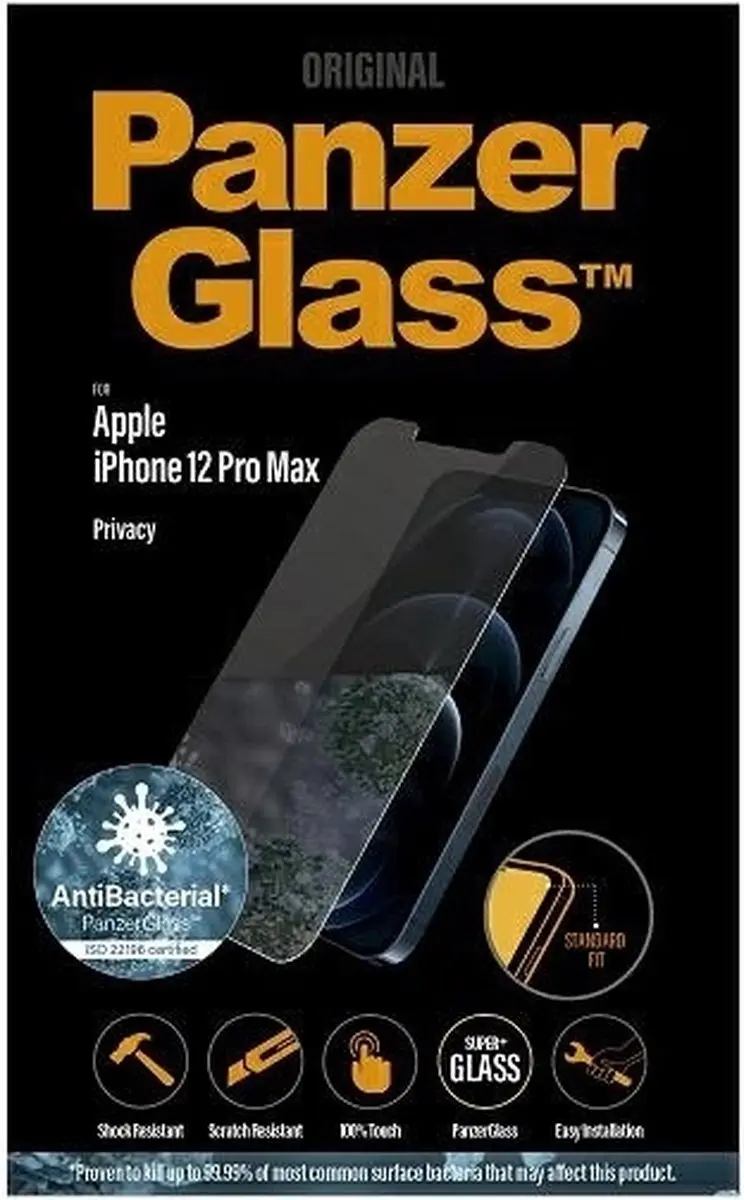 PanzerGlass Gehard Glas Privacy Screenprotector iPhone 12 Pro Max PZ-P2709