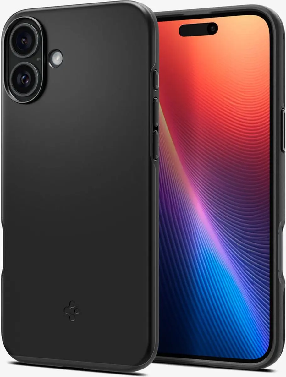 Spigen Thin Fit MagFit Hoesje iPhone 16 Plus - Zwart