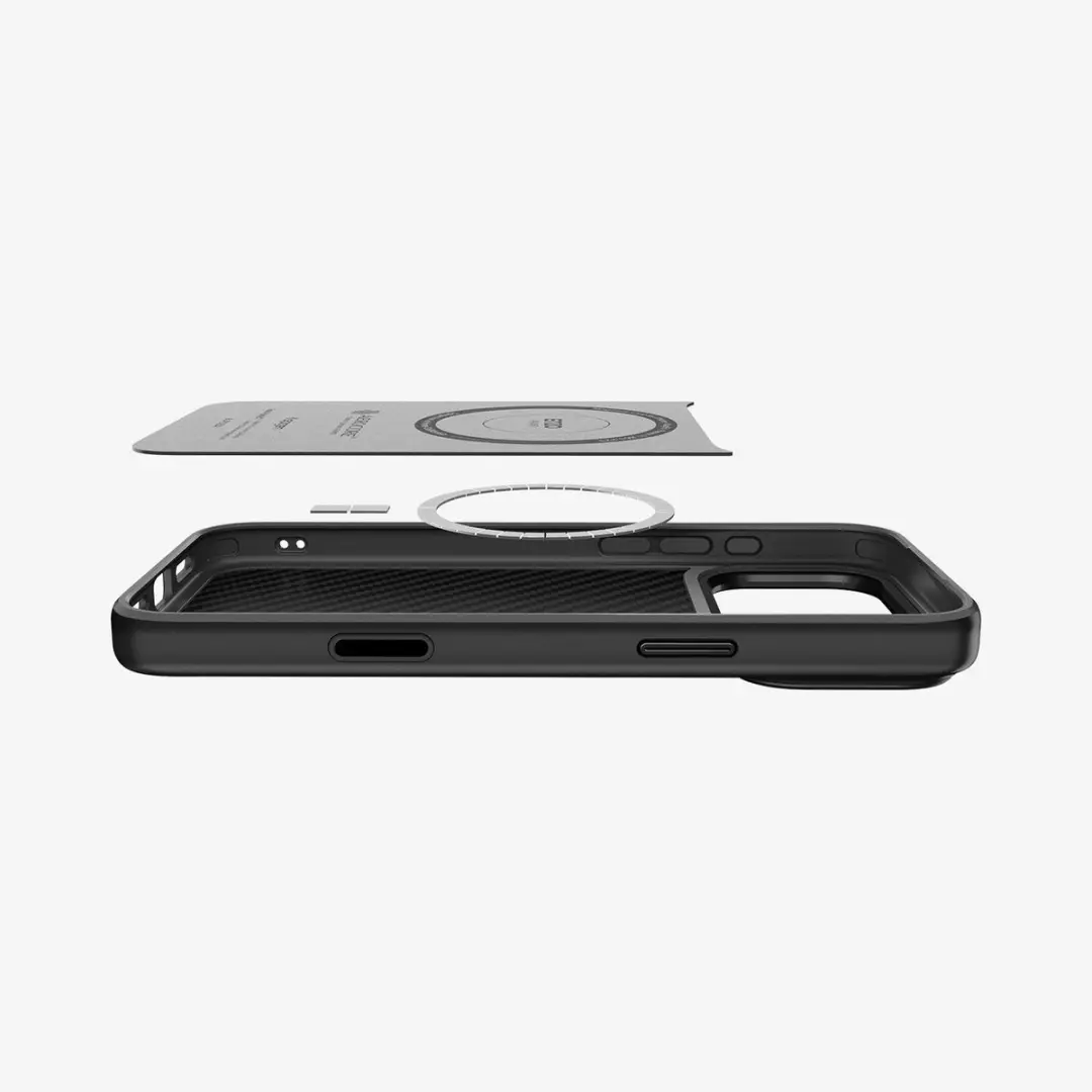 Spigen Enzo Aramid MagSafe Hoes iPhone 17 Pro Max - Zwart